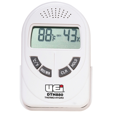 UNIVERSAL ENTERPRISES Wall Mounted Temperature and Humidity Tester DTH880